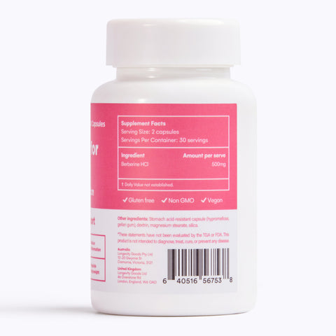 Berberine Capsules (60 x 250mg)